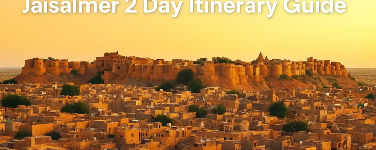 Jaisalmer 2 Days Itinerary